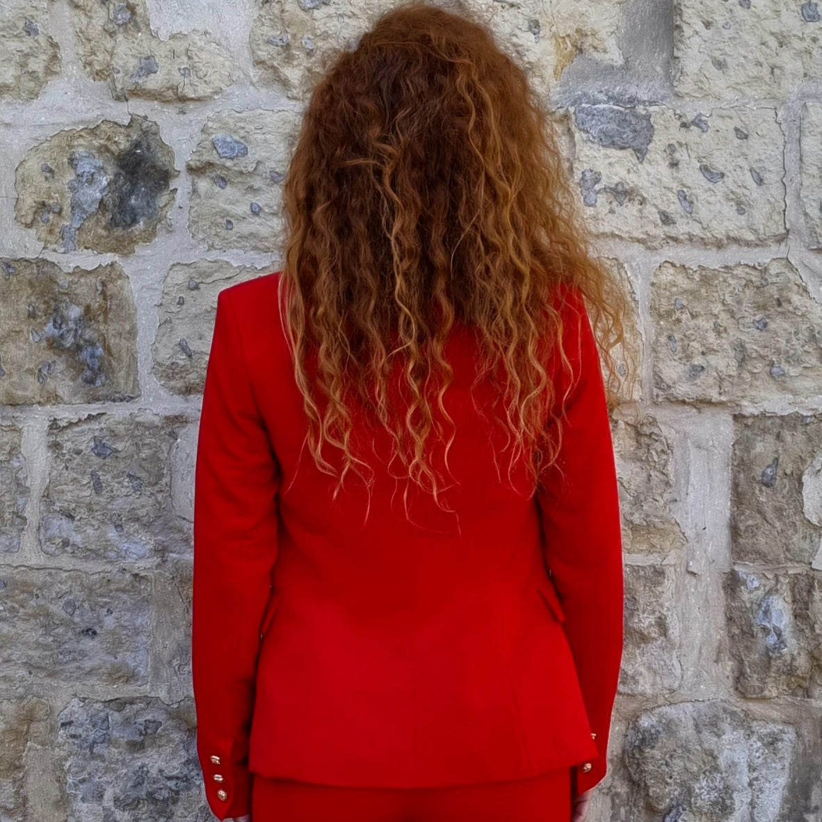 Beyoncé red blazer