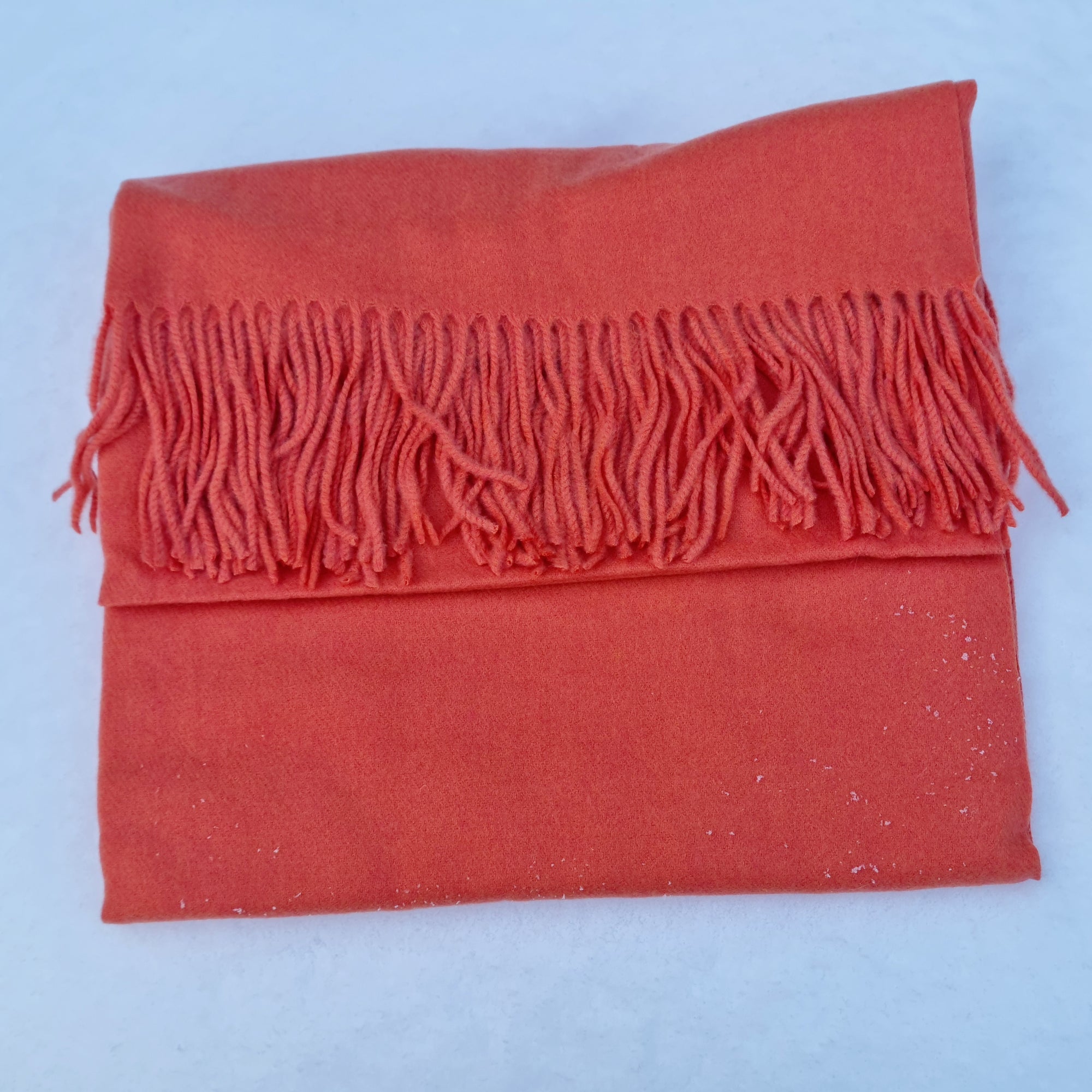 Maya orange scarf