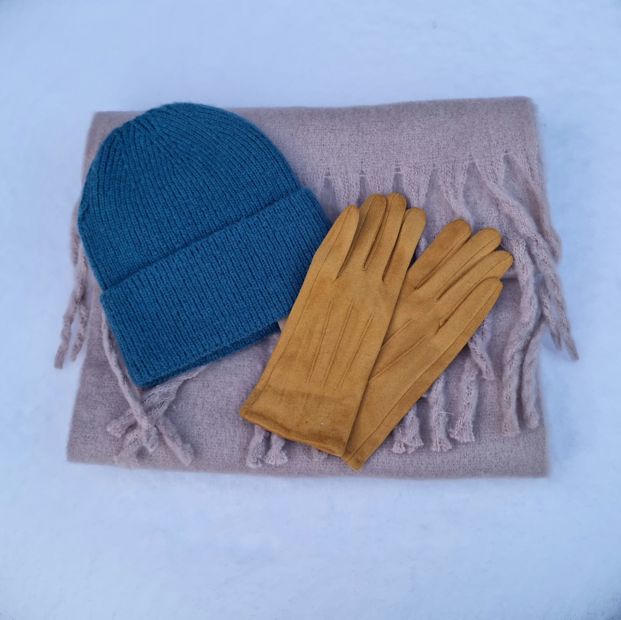 Frost yellow gloves