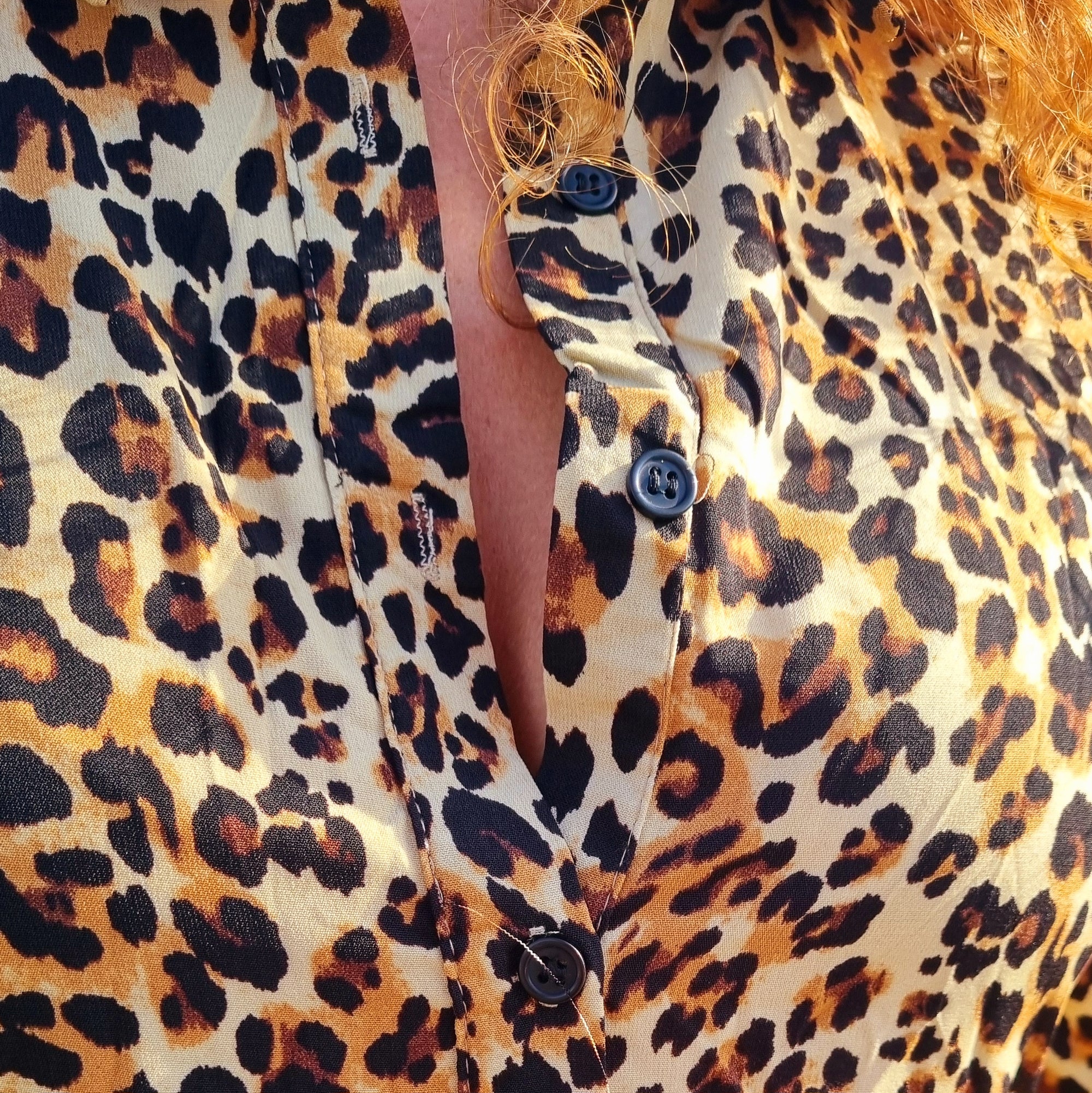 Joy leopard wide dress