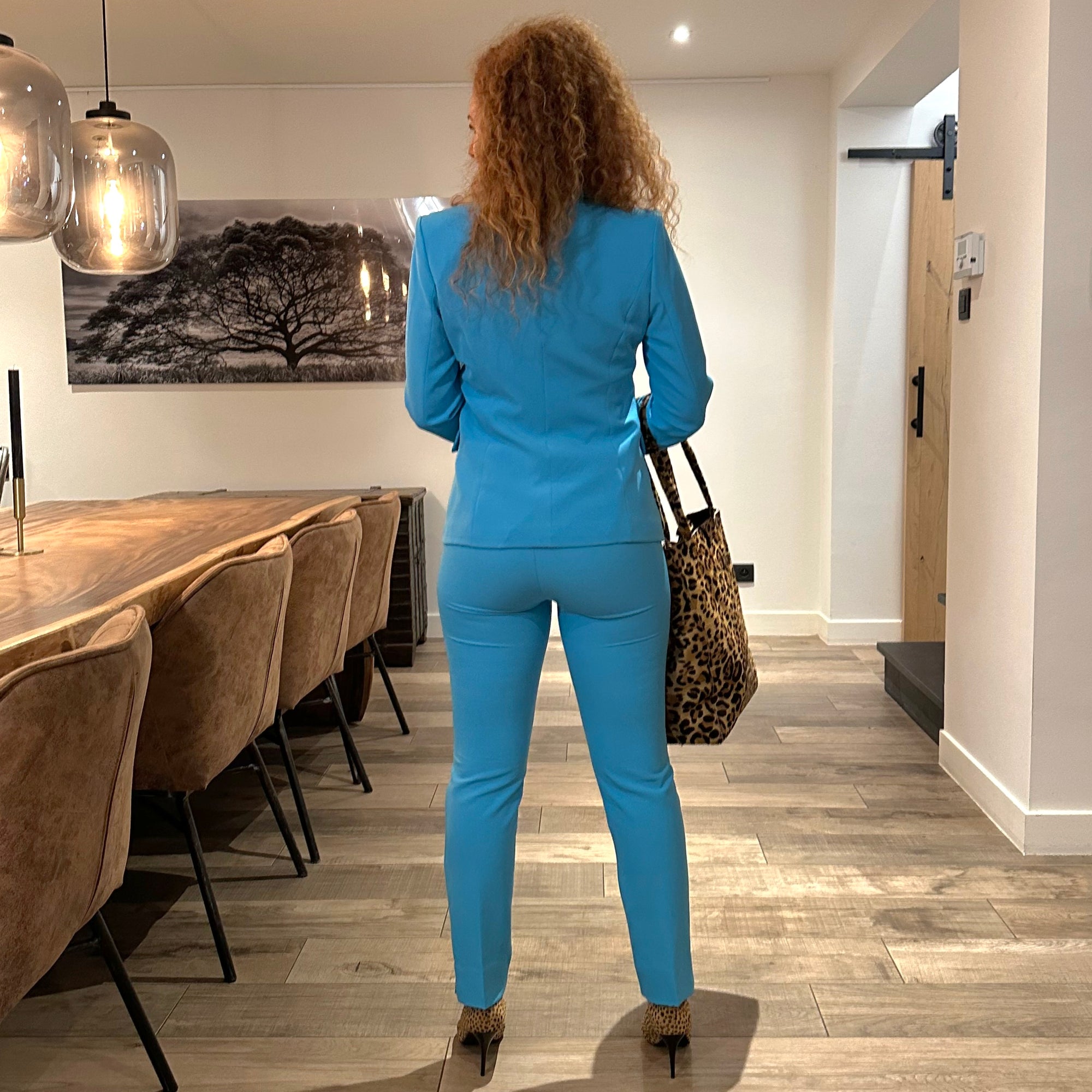 Michelle light blue ancle pants