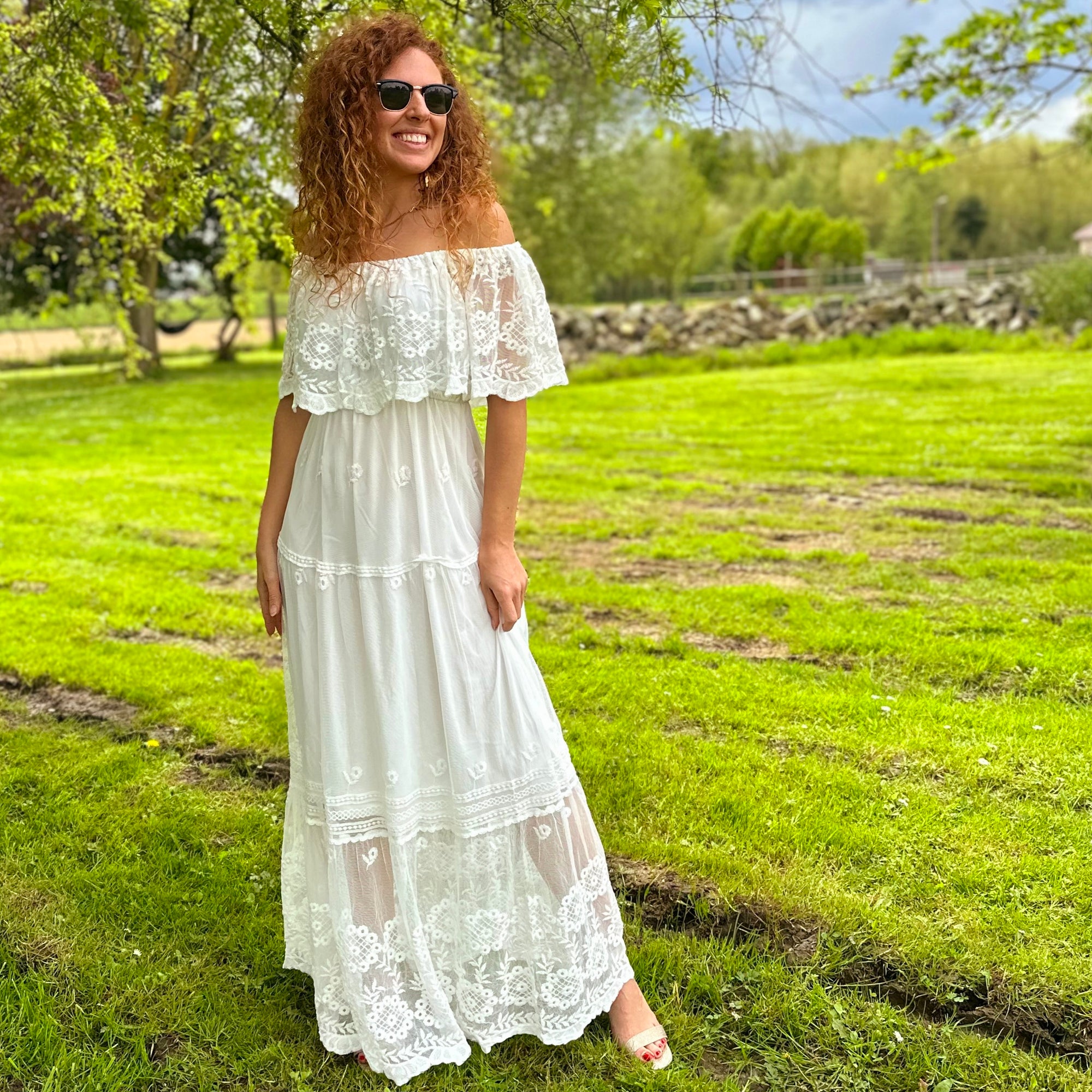 Helena white dress