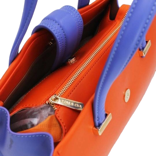 Orange 2color handbag