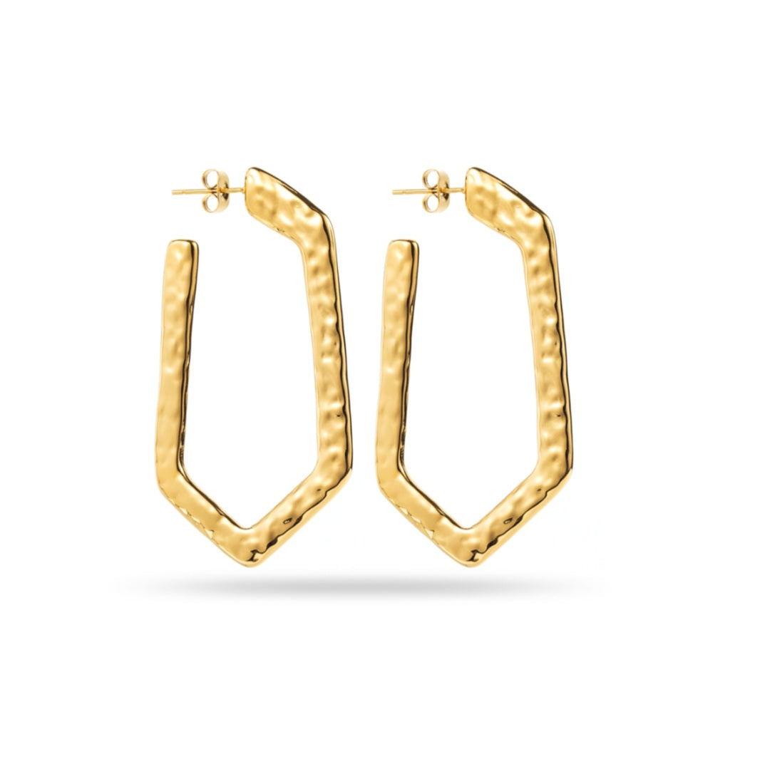 Viola Gold earrings