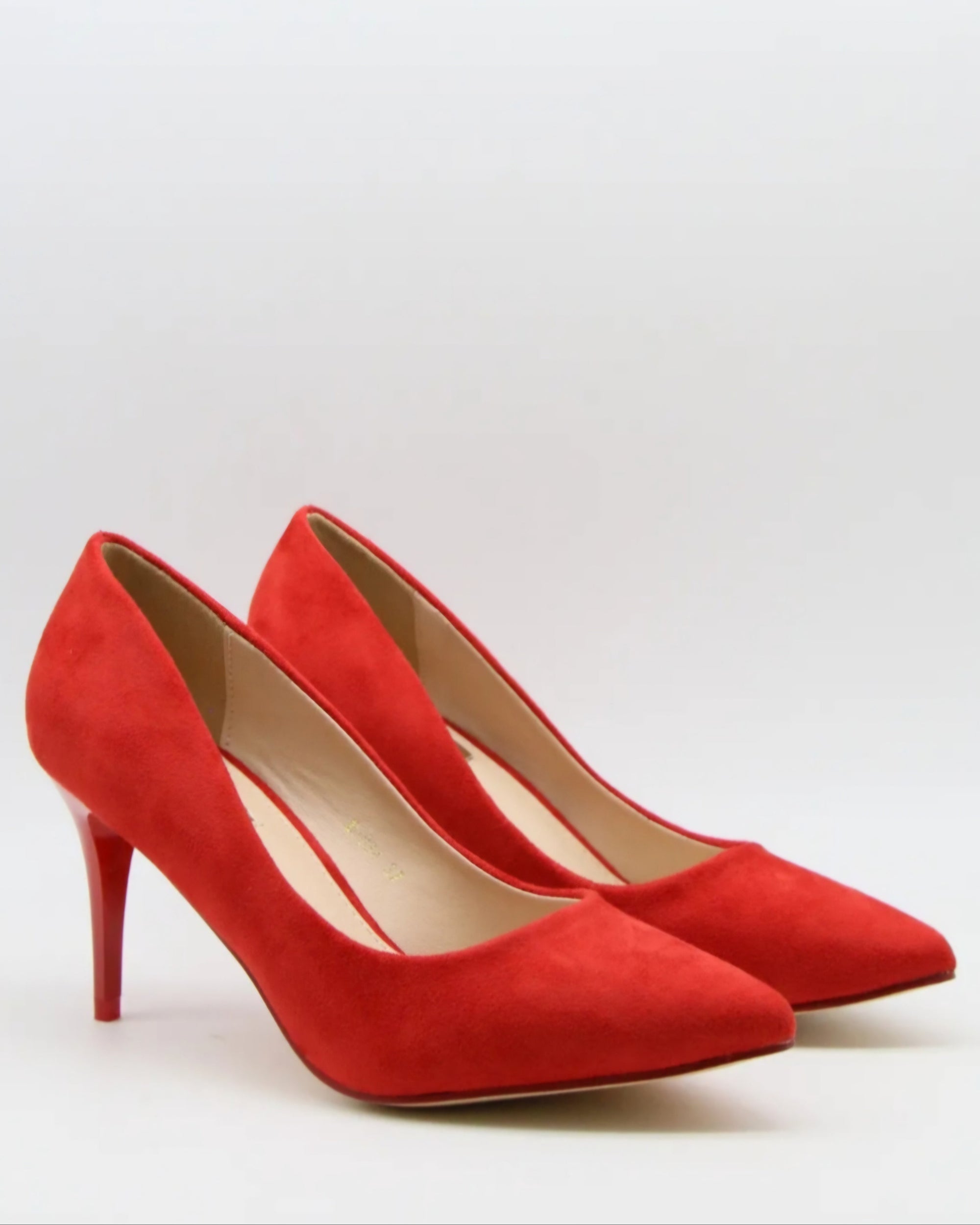 Mazie red pumps