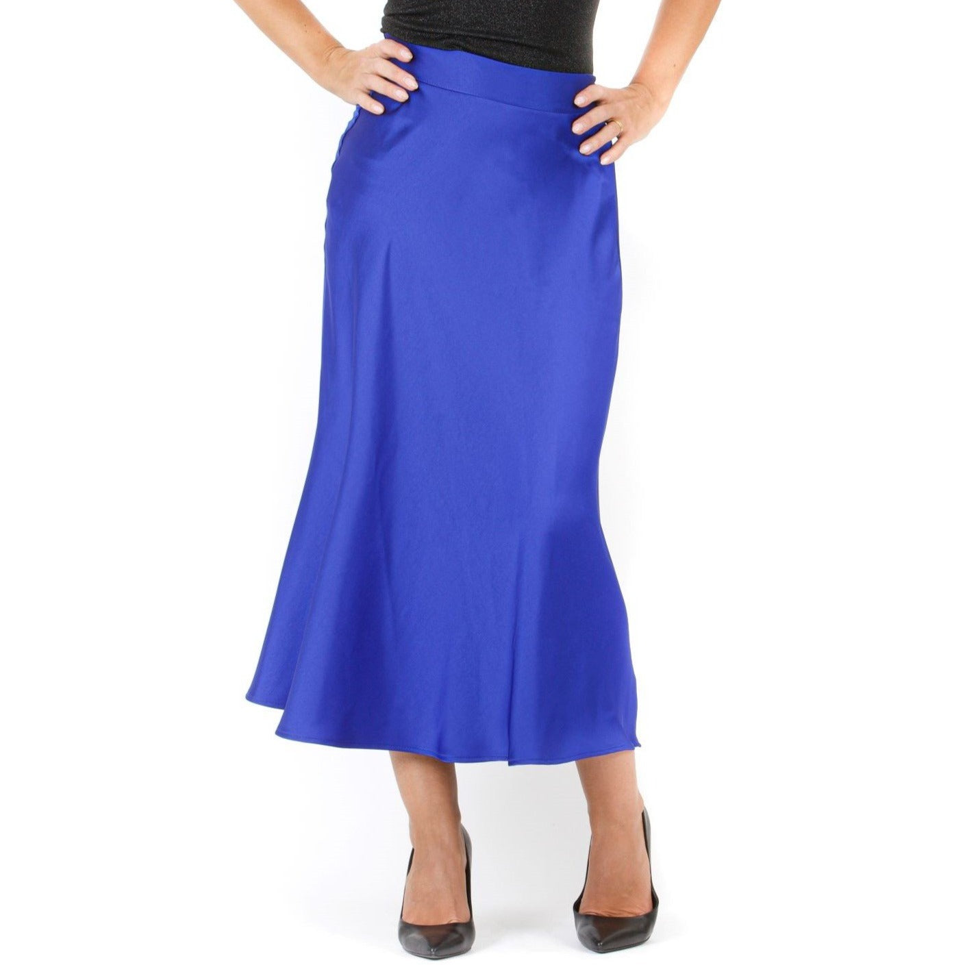 Clio silk kobalt Skirt