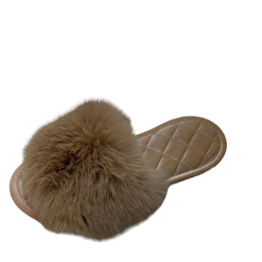 Fluffie Camel slippers